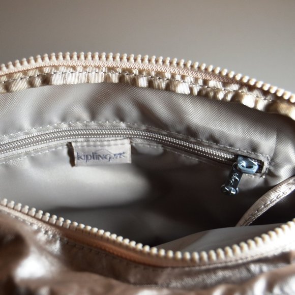 Kipling Benci Like New Metallic Gold Crossbody Bag - Picture 11 of 16